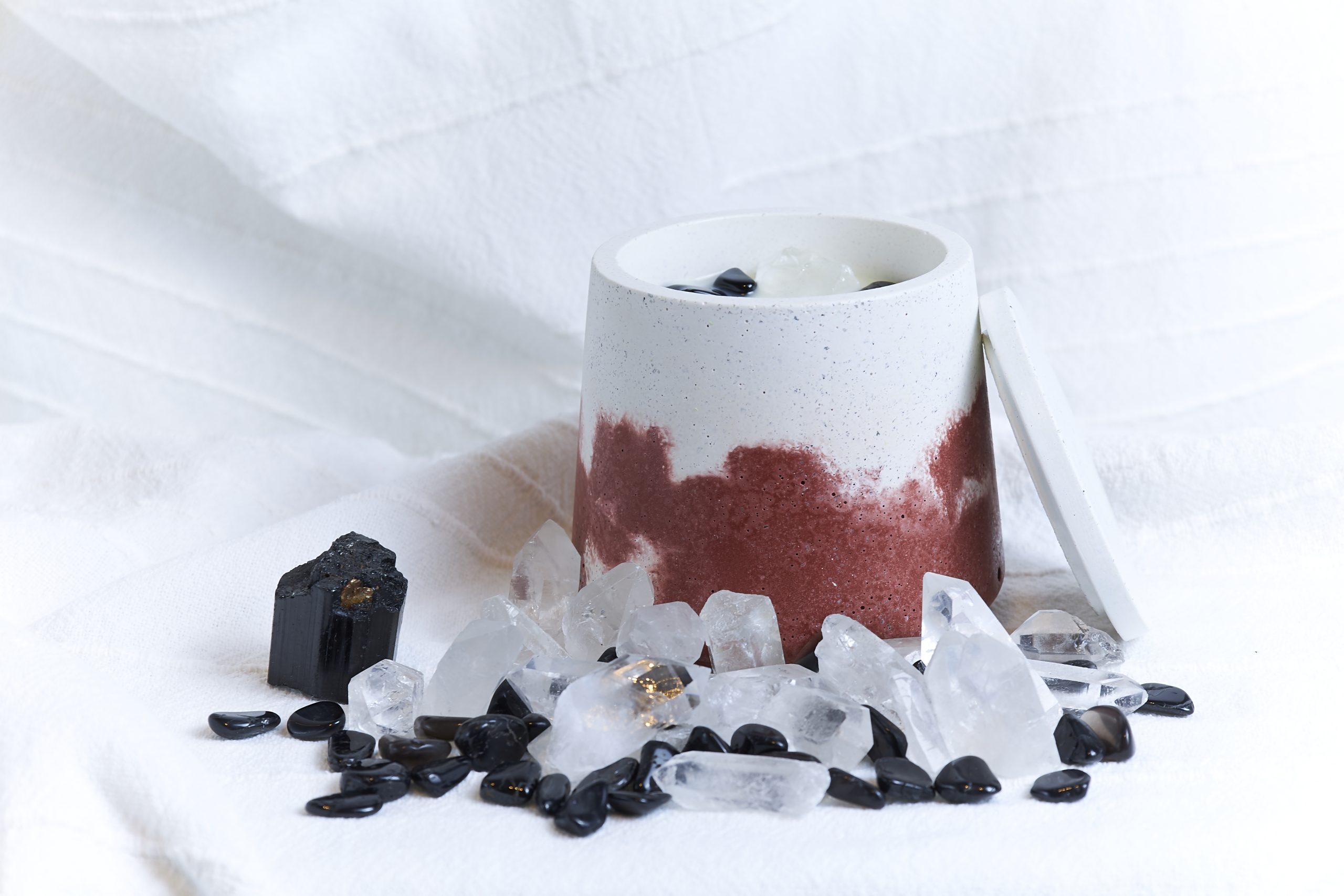 Vela de soja aromática Svadhisthana 2 Vela artesanal Svadishthana para meditación y mindfulness