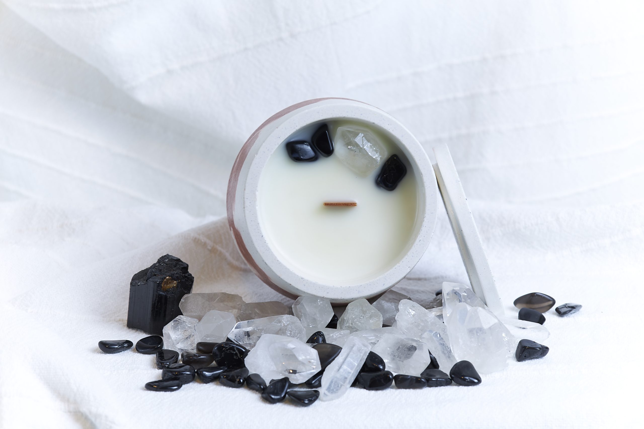 Vela de soja aromática Svadhisthana 10 Vela de soja para yoga, relajación y conexión energética