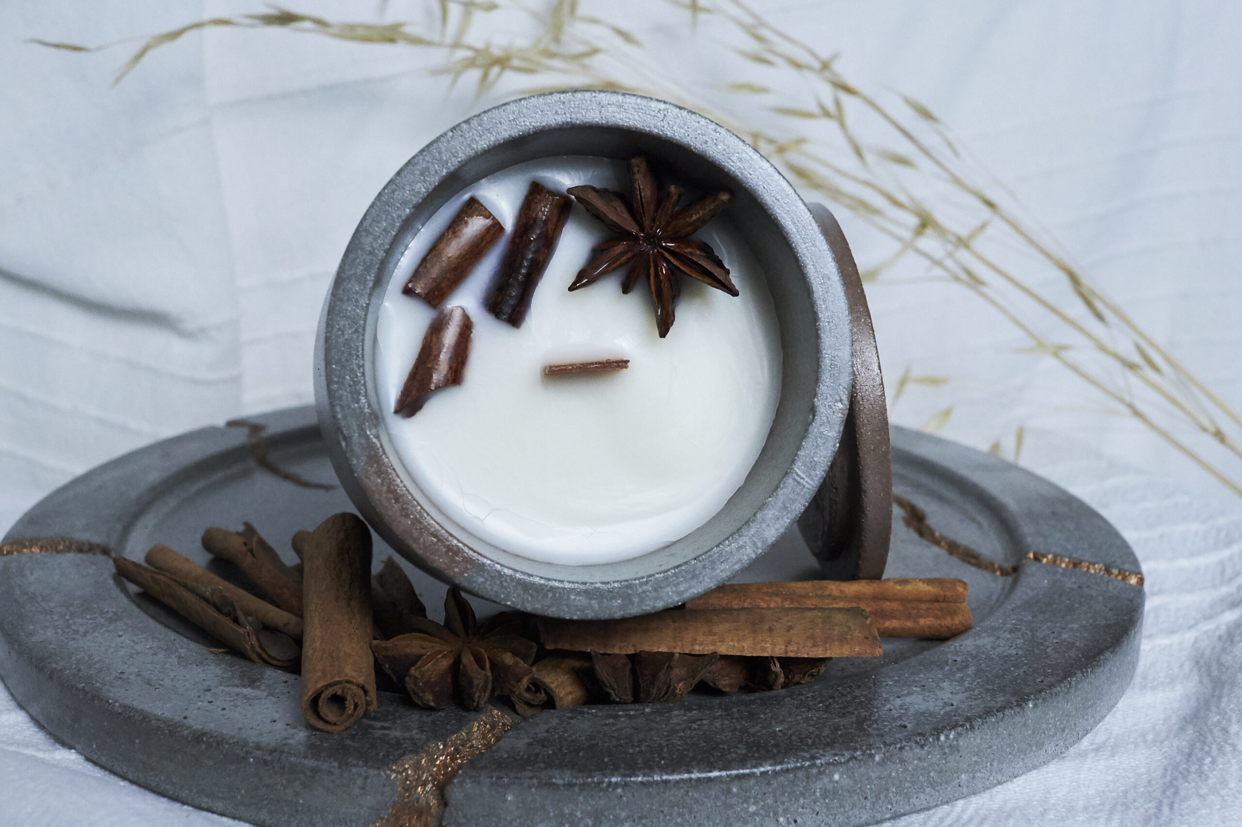 Vela de soja aromática Tardes dulces 4 Vela aromática dulce y acogedora para el hogar