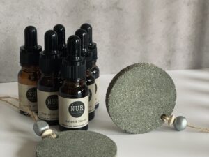 difusor de aromas PULSO y fragancias de NUR atelier de velas